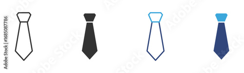 tie icon set. vector illustration  . 