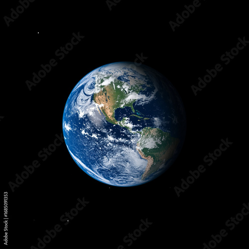 planet earth in space