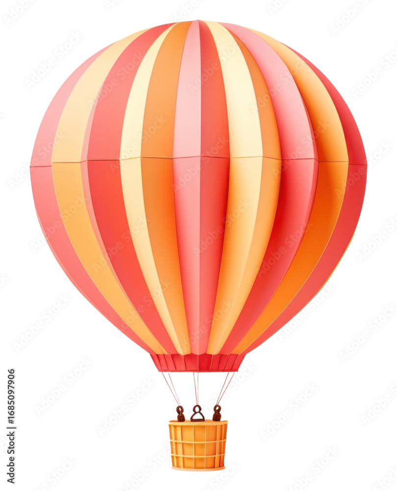 Fototapeta premium PNG Hot air balloon aircraft vehicle transportation.