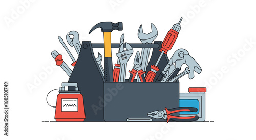 A comprehensive collection of essential tools for effective home repair and maintenance projects