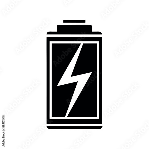 Battery icon with lightning bolt indicating a fast charge capability
