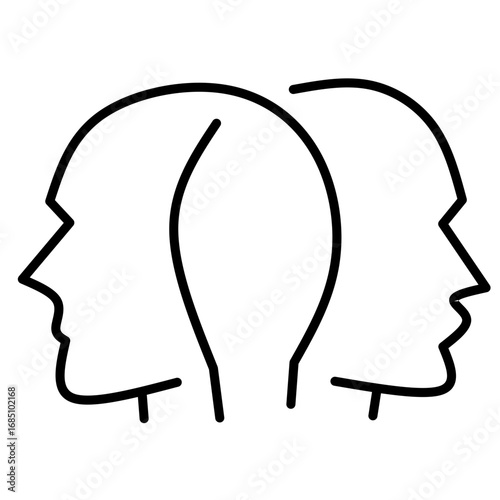Business Cooperation web icons in line style. Meeting, cooperation, business people, audience, briefing, plan, collection. Vector illustration.
