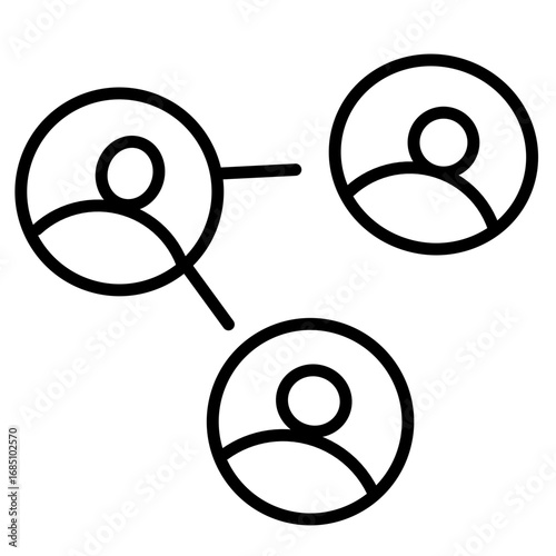 Business Cooperation web icons in line style. Meeting, cooperation, business people, audience, briefing, plan, collection. Vector illustration.