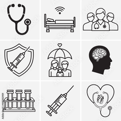 Healthcare and Medical Icon Set
