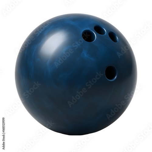 3D BOWLINGBALL isolated on white background