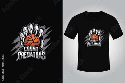 BASKETBALL STREETWEAR T SHIRT DESIGN