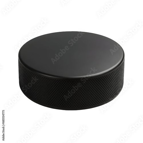 3D HOCKEY PUCK isolated on white background