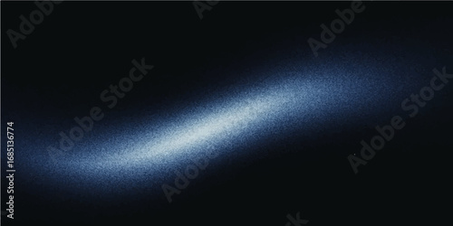 Abstract digital art with blue light waves and a glowing flash on a dark background