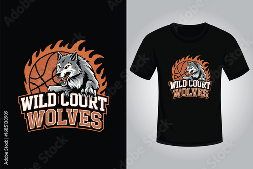 BASKETBALL STREETWEAR T SHIRT DESIGN