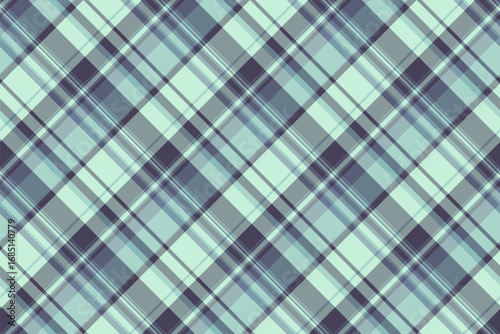 40s textile check vector, multicolored fabric texture tartan. Finish plaid seamless pattern background in pastel and light colors.