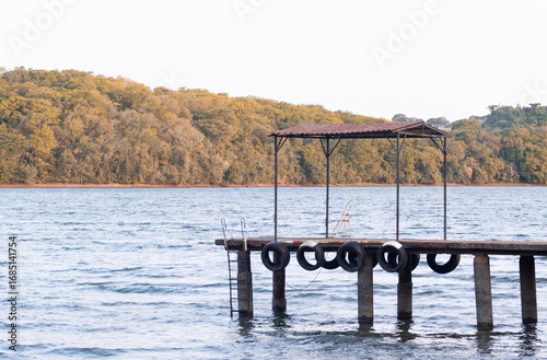 pier on the lake