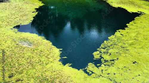 Landscape at the natural monument of 