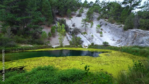 Landscape at the natural monument of 