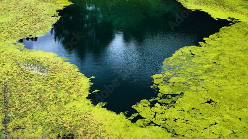 Landscape at the natural monument of 
