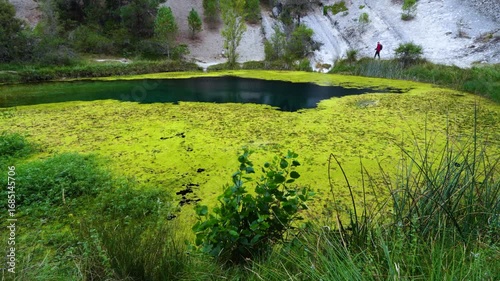 Landscape at the natural monument of 