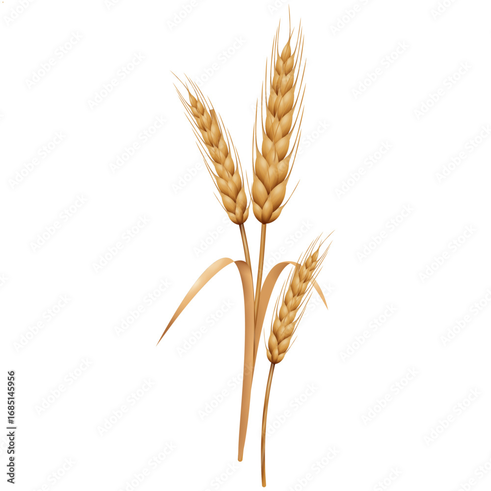 Fototapeta premium a strand of wheat plant