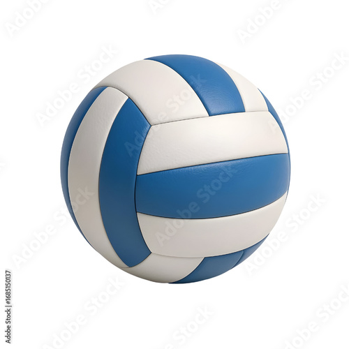 3D VOLLEYBALL isolated on white background