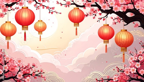 Springtime Festival Scene