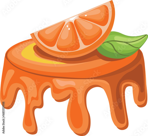 vector illustration of bakery sweet