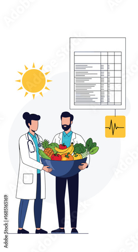 Expert nutritionists guide healthful eating for optimal well being and disease prevention