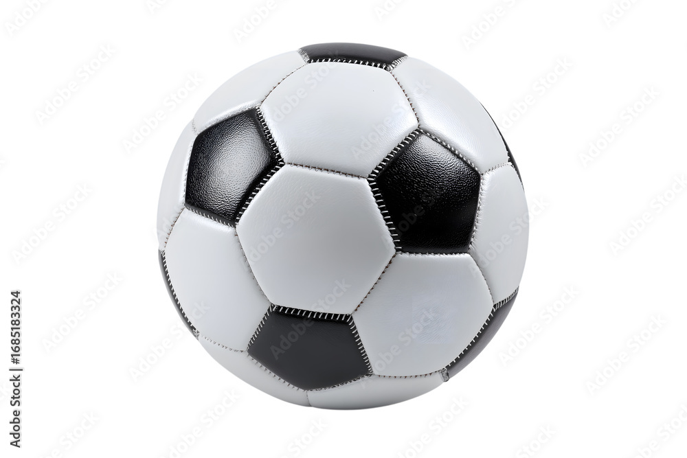 Fototapeta premium soccer ball isolated on white background