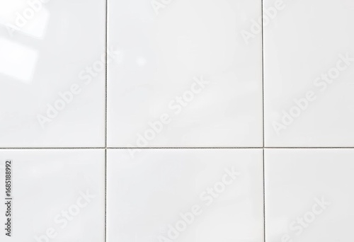 Subtle linear pattern on glossy white ceramic tile, seamless background,  backdrop,  geometric