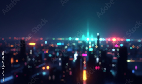 Wallpaper Mural Night cityscape Torontodigital.ca