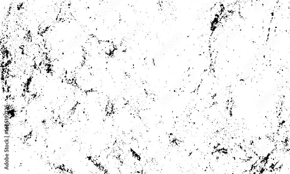 Obraz premium grunge abstract texture with monochrome stains chips and scratches for design black and white grunge distressed background with abstract grainy overlay texture