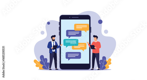 Analyzing digital communication strategies and modern messaging application features for enhanced business interactions