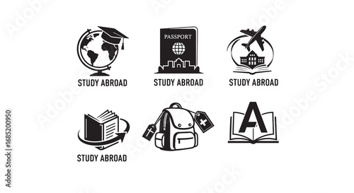 Study abroad program banner advertisement design