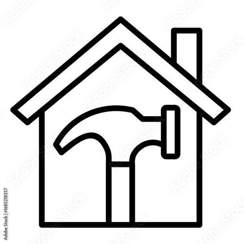Remodeling  Icon Set Multiple Style Collection
