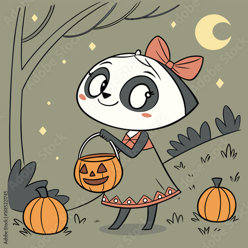 Spooky boo tiful halloween design with ghostly elements