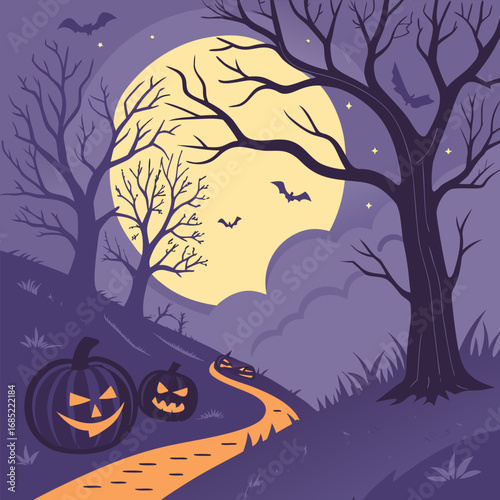 A spooky boo tiful night with a haunted atmosphere