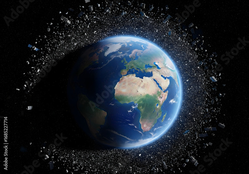 Earth's Orbit Congested with Space Debris