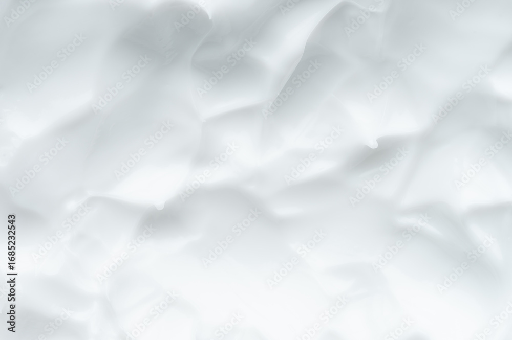 Obraz premium Soft white face cream background
