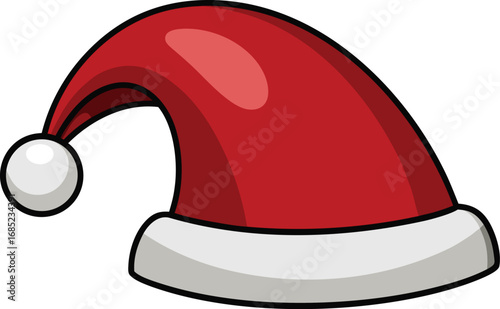 Santa Claus hat vector design. Christmas hat illustration