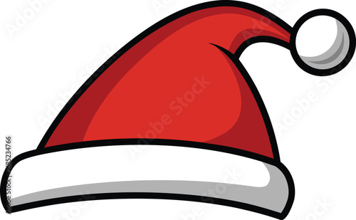 Santa Claus hat vector design. Christmas hat illustration