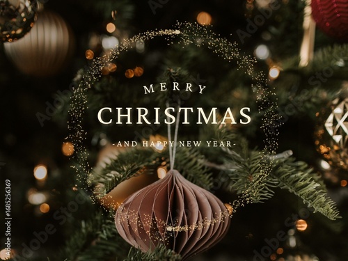 christmas tree and decorations