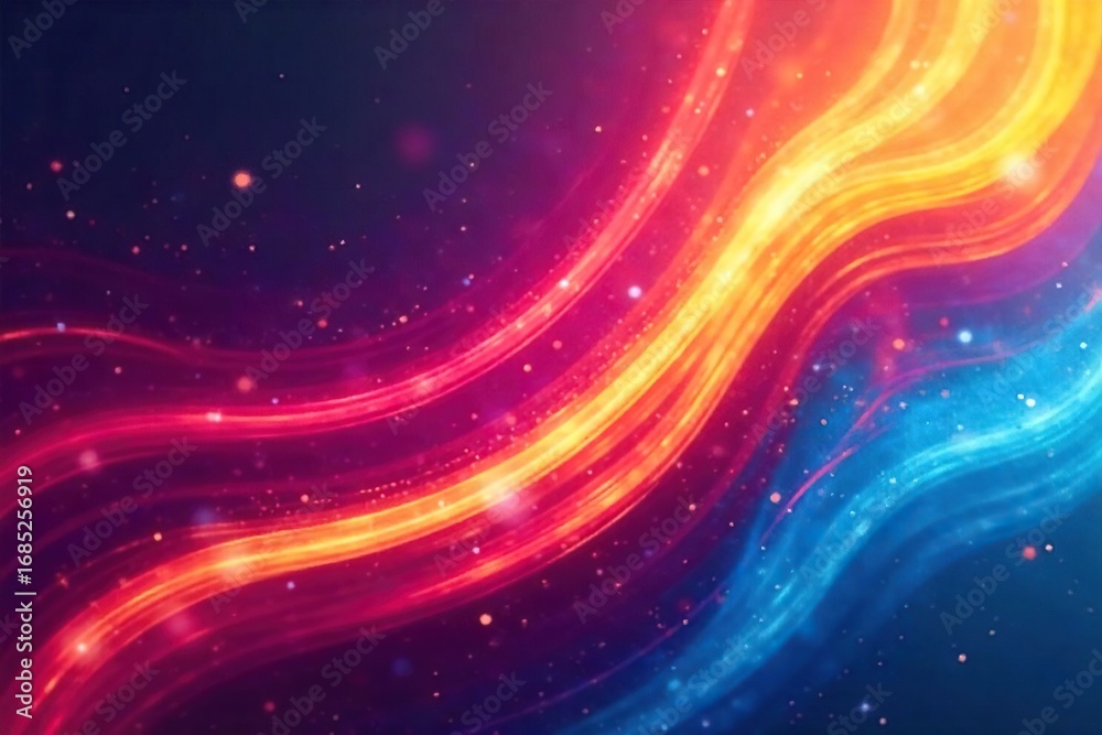 Fototapeta premium Abstract swirling motion blur, vibrant colors, dynamic energy, perfect for backgrounds or design projects Intense, fast-paced, fluid movement captured in a captivating visual , smooth, swirling