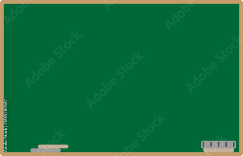Blackboard for learn in the school, vector illustration.