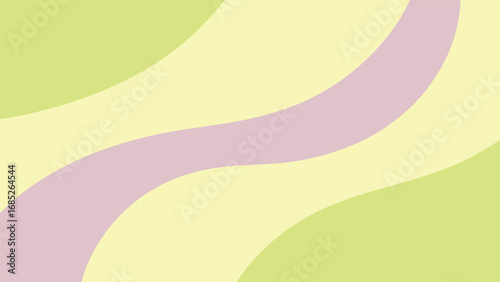 Soft Pastel Abstract Organic Shapes with Gentle Curves background flowing