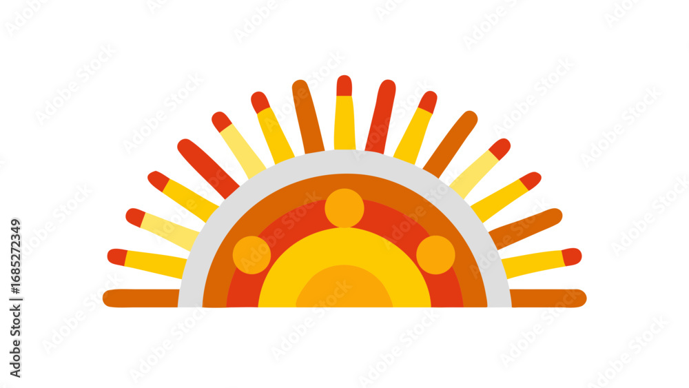 Obraz premium sun in the window