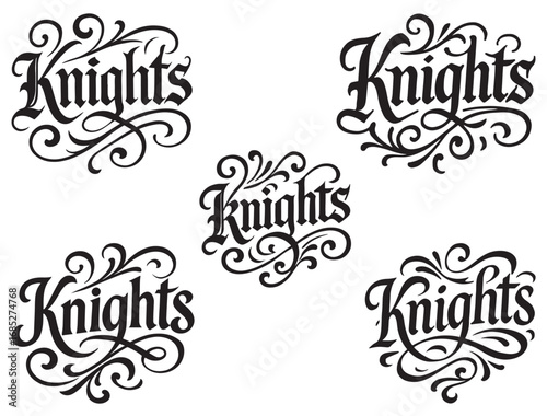 KNIGHTS TYPOGRAPHY