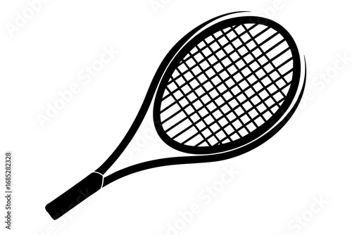 Racquet Icon – Symbol of Tennis, Sports, and Active Lifestyle for Design and Branding
