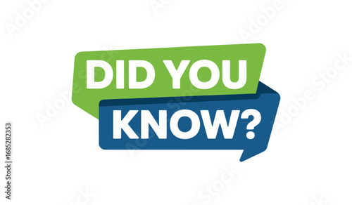 "Did You Know? Fun Fact, Informational Banner, Educational Topic"