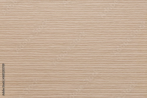 Beige and pink wallpaper with a wet plaster texture in the form of straight horizontal stripes