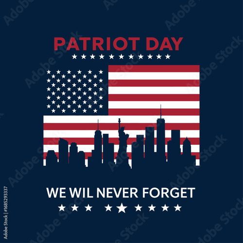 Patriot Day US Flag New York City 9/11 Remembrance