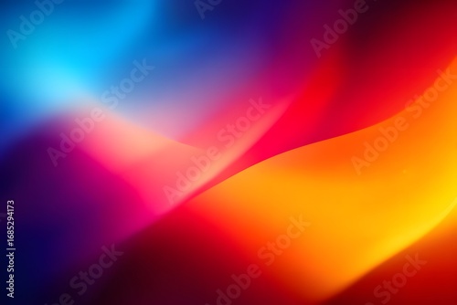 A vibrant gradient background with red, orange, and blue hues, creating an abstract design that adds depth to the presentation of your content on mobile devices. 