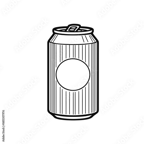 Trash can icon isolated on white, black vector garbage bin with a lid
