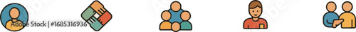 Blue modern shield badge for video outros or presentations.